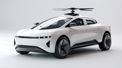 Obraz premium Futuristic Flying Car Design: A Vision of Air and Road Travel