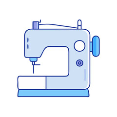 sewing machine icon, sewing machine vector illustration-simple illustration of sewing machine, perfect for sewing machine logos and icons
