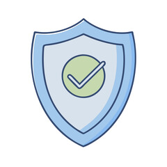 shield icon, shield vector illustration-simple illustration of shield, perfect for shield logos and icons
