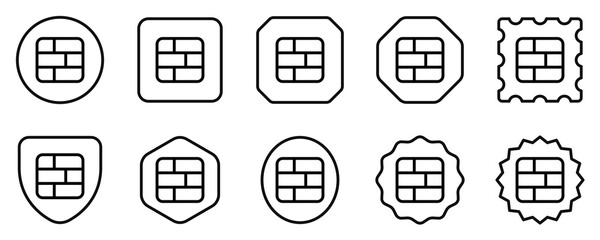 Editable vector firewall brick wall icon. Part of a big icon set family. Perfect for web and app interfaces, presentations, infographics, etc