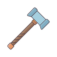 sledgehammer icon, sledgehammer vector illustration-simple illustration of sledgehammer, perfect for sledgehammer logos and icons