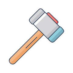 sledgehammer icon, sledgehammer vector illustration-simple illustration of sledgehammer, perfect for sledgehammer logos and icons