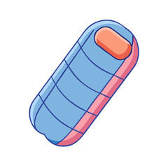 sleeping bag icon, sleeping bag vector illustration-simple illustration of sleeping bag, perfect for sleeping bag logos and icons