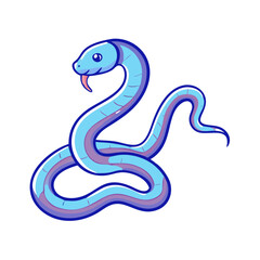 snake icon, snake vector illustration-simple illustration of snake, perfect for snake logos and icons
