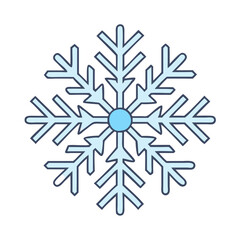 snowflake icon, snowflake vector illustration-simple illustration of snowflake, perfect for snowflake logos and icons