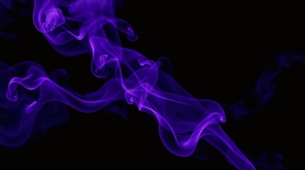 Fototapeta premium blue smoke on black