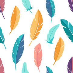 seamless pattern with autumn leaves