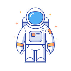 spacesuit icon, spacesuit vector illustration-simple illustration of spacesuit, perfect for spacesuit logos and icons