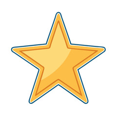 star icon, star vector illustration-simple illustration of star, perfect for star logos and icons