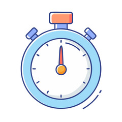 stopwatch icon, stopwatch vector illustration-simple illustration of stopwatch, perfect for stopwatch logos and icons