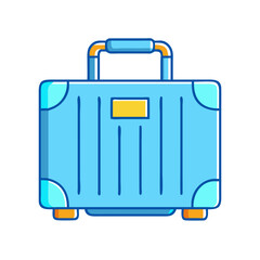 suitcase icon, suitcase vector illustration-simple illustration of suitcase, perfect for suitcase logos and icons
