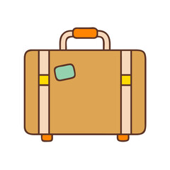 suitcase icon, suitcase vector illustration-simple illustration of suitcase, perfect for suitcase logos and icons