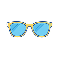 sunglasses icon, sunglasses vector illustration-simple illustration of sunglasses, perfect for sunglasses logos and icons