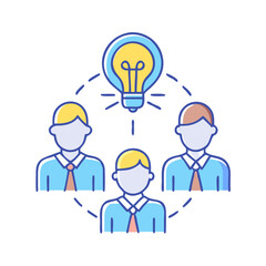 team icon, team vector illustration-simple illustration of team, perfect for team logos and icons