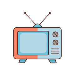 television icon, television vector illustration-simple illustration of television, perfect for television logos and icons