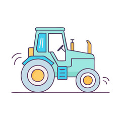 tractor icon, tractor vector illustration-simple illustration of tractor, perfect for tractor logos and icons