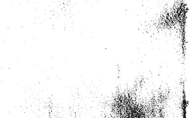 Dark Messy Dust Overlay Distress Background. Easy To Create Abstract Dotted, Grunge is black and white. Abstract monochrome background.