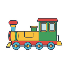 Naklejka premium train engine icon, train engine vector illustration-simple illustration of train engine, perfect for train engine logos and icons