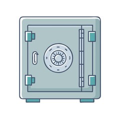 vault door icon, vault door vector illustration-simple illustration of vault door, perfect for vault door logos and icons