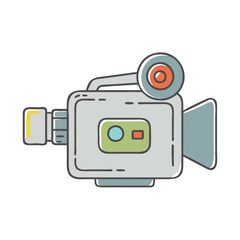 video recorder icon, video recorder vector illustration-simple illustration of video recorder, perfect for video recorder logos and icons