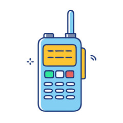 walkie talkie icon, walkie talkie vector illustration-simple illustration of walkie talkie, perfect for walkie talkie logos and icons