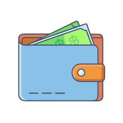 wallet icon, wallet vector illustration-simple illustration of wallet, perfect for wallet logos and icons