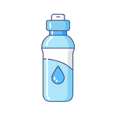 water bottle icon, water bottle vector illustration-simple illustration of water bottle, perfect for water bottle logos and icons
