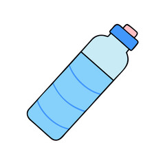 water bottle icon, water bottle vector illustration-simple illustration of water bottle, perfect for water bottle logos and icons