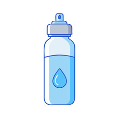 water bottle icon, water bottle vector illustration-simple illustration of water bottle, perfect for water bottle logos and icons