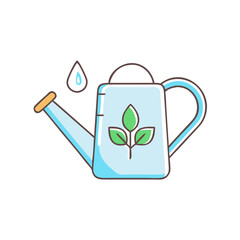 watering can icon, watering can vector illustration-simple illustration of watering can, perfect for watering can logos and icons