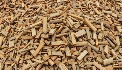 Pile of Firewood: Natural Fuel for Heating and Cooking