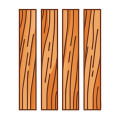 wood planks icon, wood planks vector illustration-simple illustration of wood planks, perfect for wood planks logos and icons