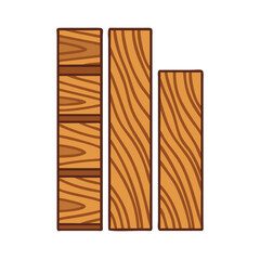 wood planks icon, wood planks vector illustration-simple illustration of wood planks, perfect for wood planks logos and icons
