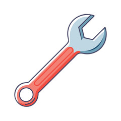 wrench icon, wrench vector illustration-simple illustration of wrench, perfect for wrench logos and icons