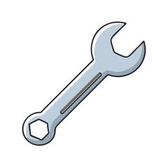 wrench icon, wrench vector illustration-simple illustration of wrench, perfect for wrench logos and icons