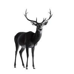 deer isolated on white background