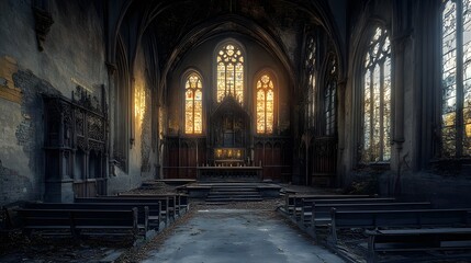 Obraz premium Exploring Abandoned Architecture