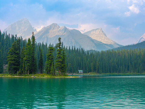 lake in the mountains