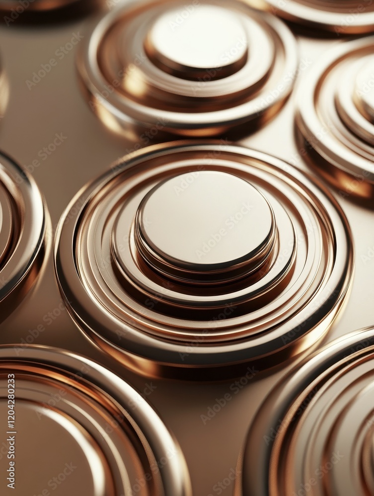 Aufkleber sepia digital button background. technology and inovation concept. 3d rendering.