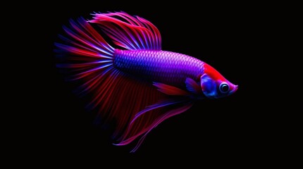 Fototapeta premium siamese fighting fish in aquarium