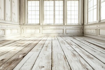 Brightly lit photo studio with a minimalist design and light gray backdrop for creative visual projects