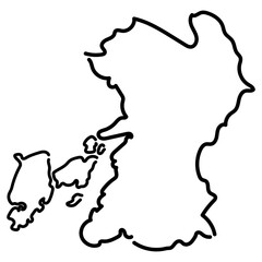 手書きの日本_熊本県_02