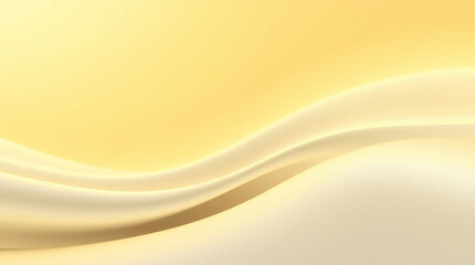Smooth Abstract Design in Golden Yellow Gradient with Elegant Curves and Warm Glow