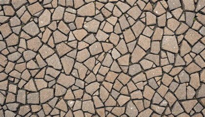 Irregular Stone Pavement Texture Background Image