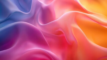 Obraz premium Abstract gradient background, close-up of smooth color transitions, vibrant and dynamic design