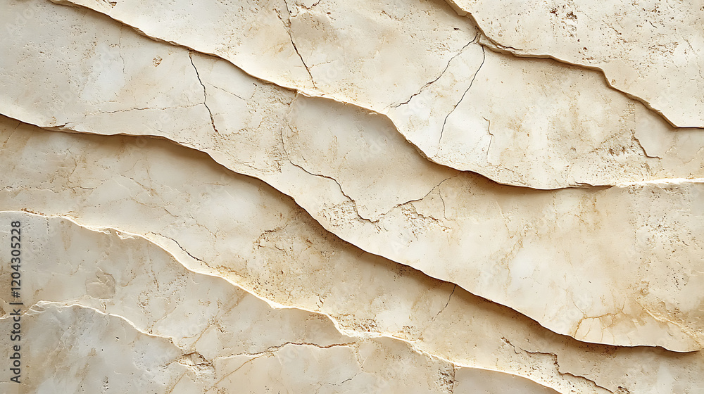 Poster textured wall surface in beige shades with minimalistic design and natural cracks, creating elegant 