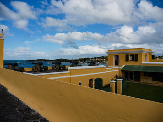 Row of Cannons at Fort at Christiansted