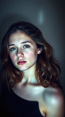 Fototapeta premium close up portrait of a beautiful woman 