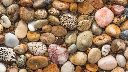 For background, sea stones, stone surface photos.