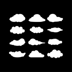 clouds vector design element icon logo